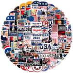 Funny Trump 2024 Stickers 100 piece Pack