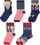 Funny Trump Socks - Unisex MAGA Socks (5-Pack)