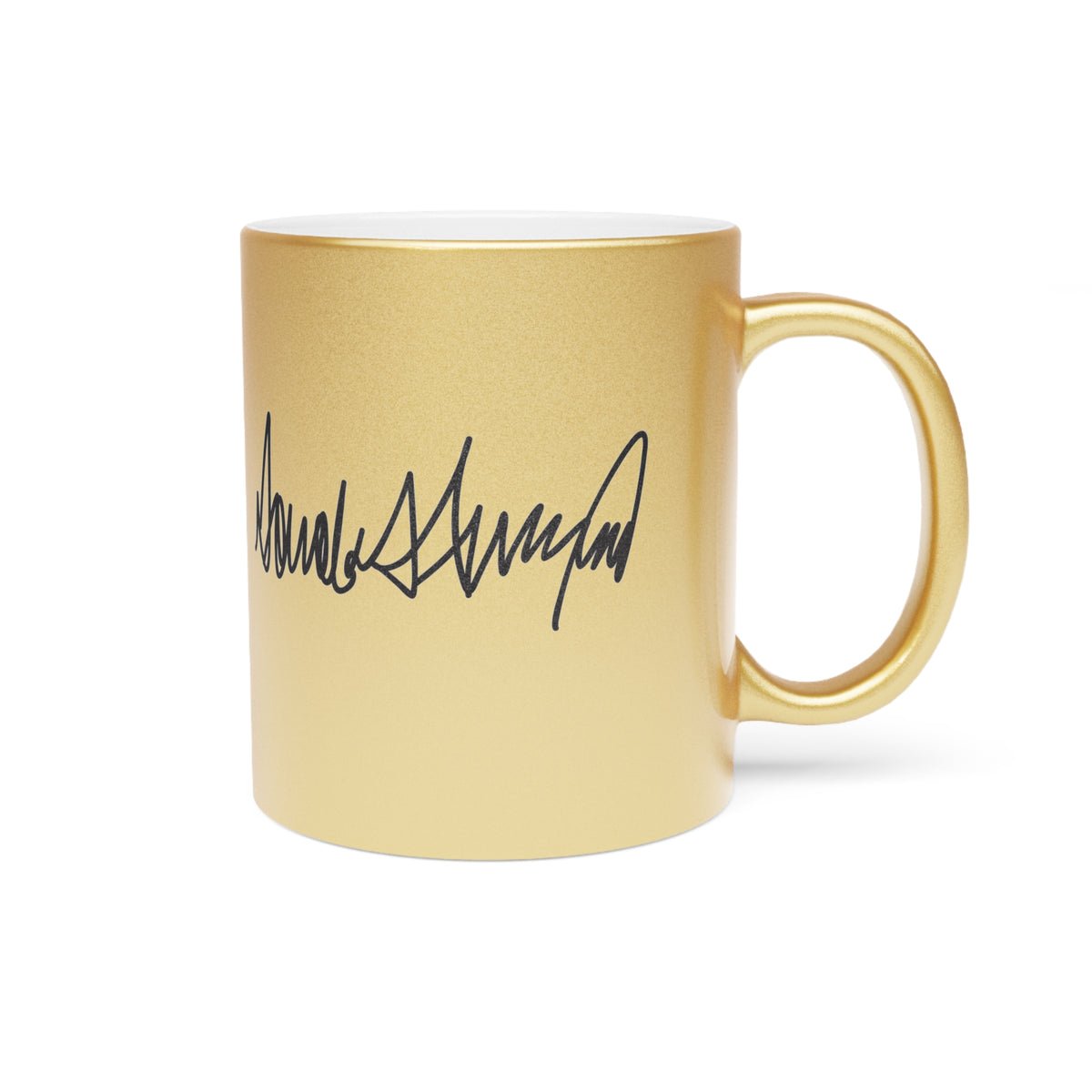 Golden Age of America Trump Signature Gold Metallic Coffee Mug - Large Golden Age of America Trump Signature Gold Metallic Coffee Mug - Large