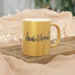 Golden Age of America Trump Signature Gold Metallic Coffee Mug – Large