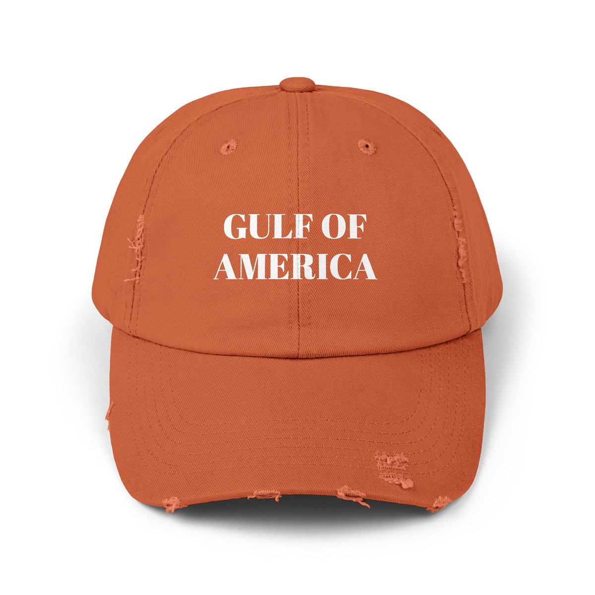 Gulf of America Distressed Cap - Printed Vintage Hat Gulf of America Distressed Cap - Printed Vintage Hat