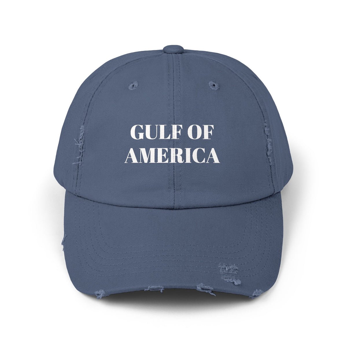 Gulf of America Distressed Cap - Printed Vintage Hat Gulf of America Distressed Cap - Printed Vintage Hat