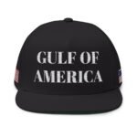 Gulf of America Embroidered Hat w/ American Flag on Both Sides