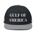 Gulf of America Embroidered Hat w/ American Flag on Both Sides
