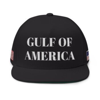 Gulf of America Embroidered Hat w/ American Flag on Both Sides