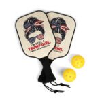 I’m Still a Trump Girl No Apologies Pickleball Paddle Set