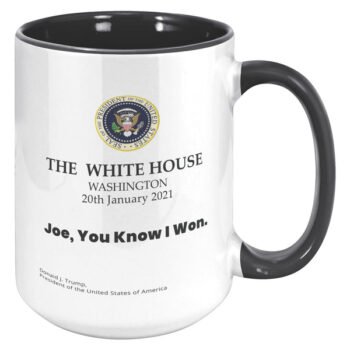 Joe you know i won mug