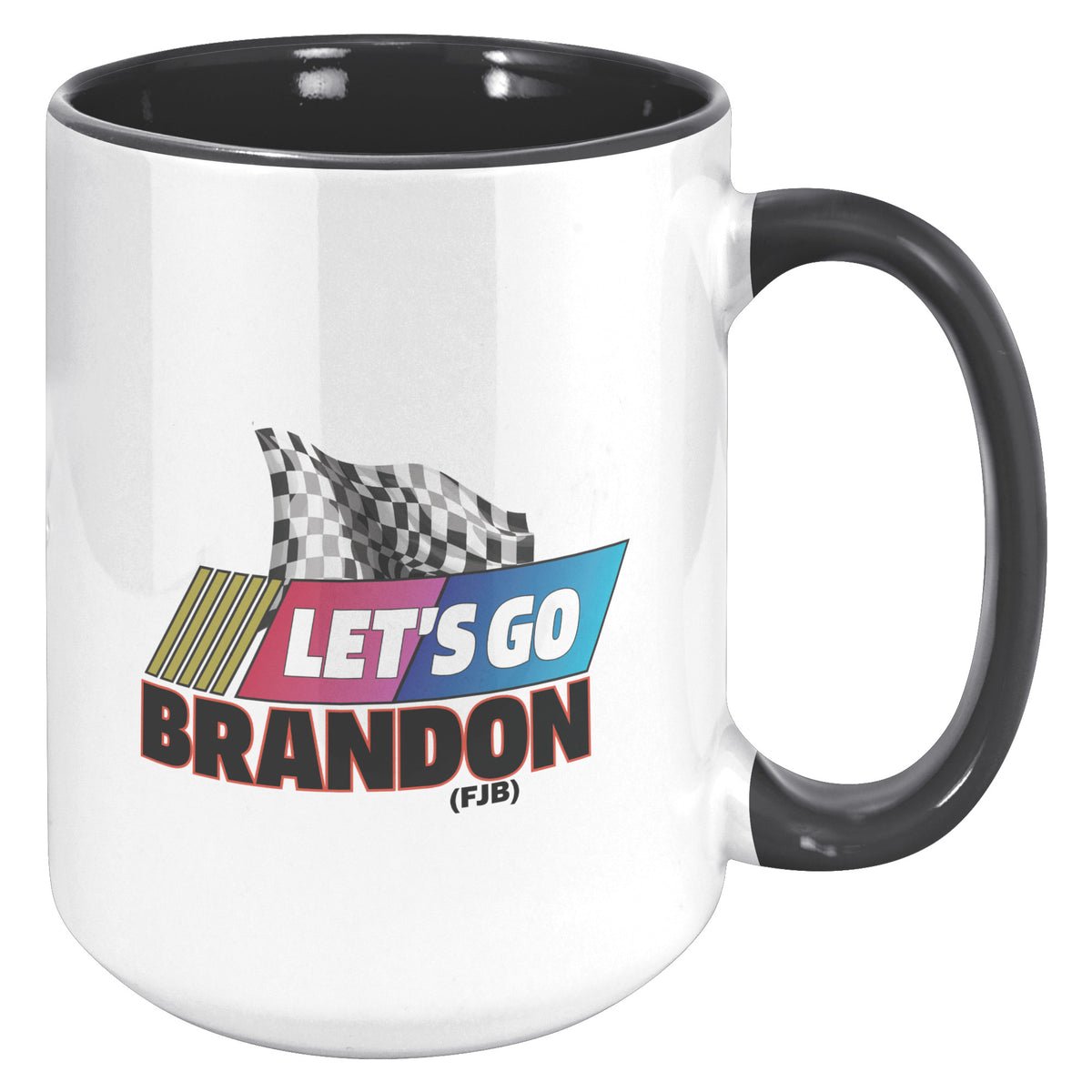 Lets Go Brandon White Mug Lets Go Brandon White Mug