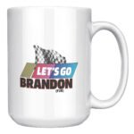 Lets Go Brandon White Mug
