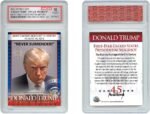 Limited Edition Donald Trump Mugshot Collector Trading Card – Graded Gem Mint 10
