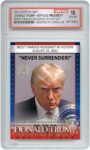 Limited Edition Donald Trump Mugshot Collector Trading Card - Graded Gem Mint 10
