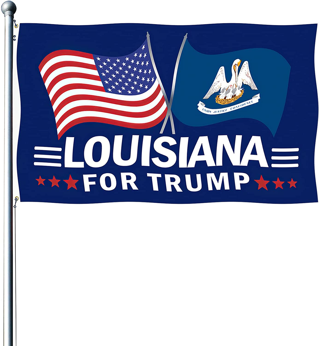 Louisiana for Trump Outdoor 3x5 Foot Flag Louisiana for Trump Outdoor 3x5 Foot Flag