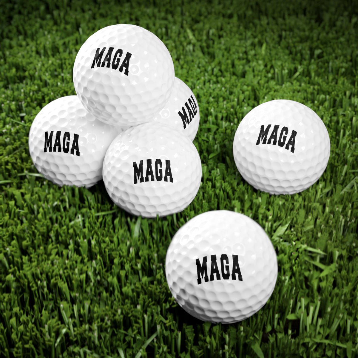 MAGA Golf Balls - 6 Pack Trump Golf Balls MAGA Golf Balls - 6 Pack Trump Golf Balls