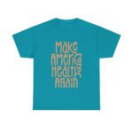 Make America Healthy Again Text Slogan T-Shirt RFK Jr Trump