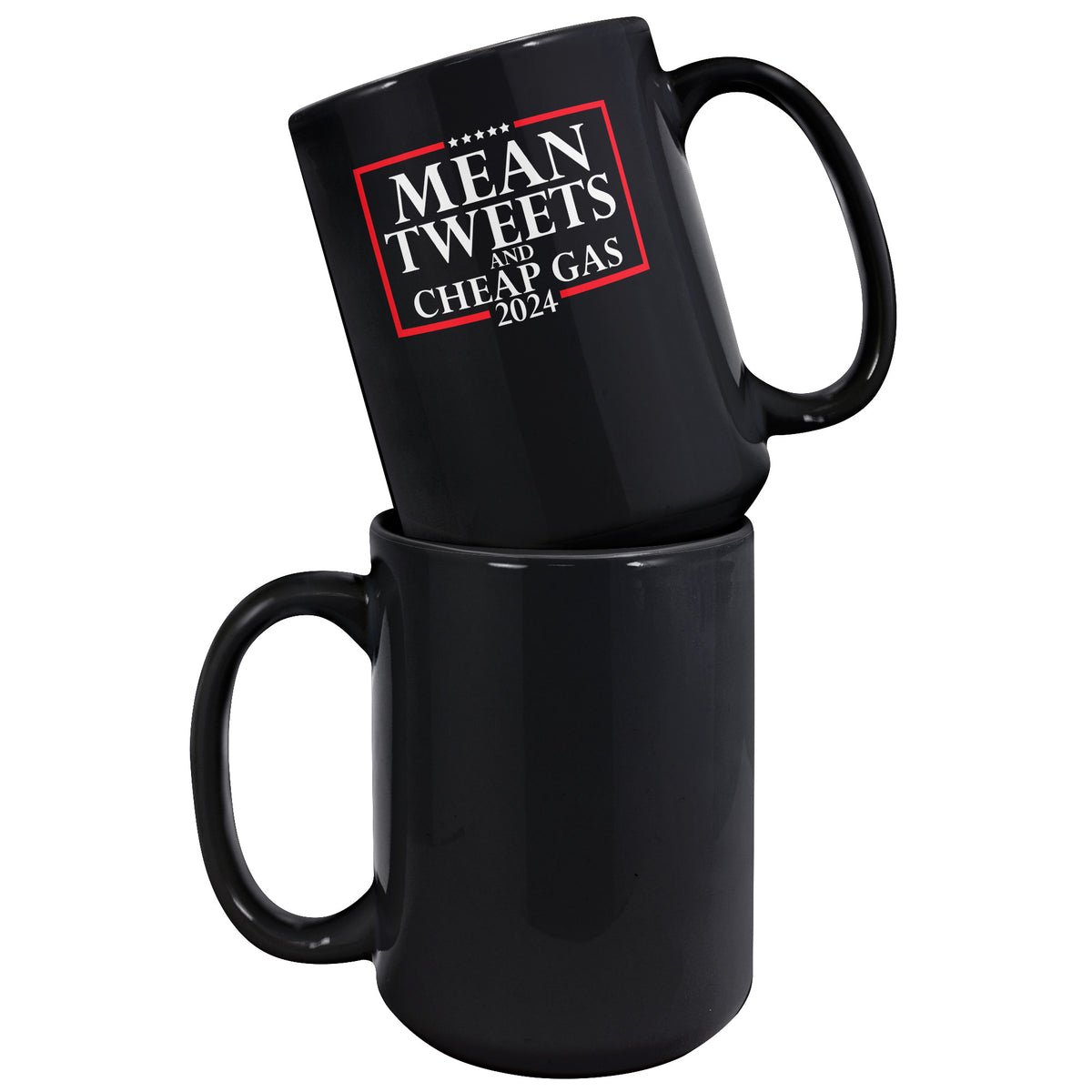 Mean Tweets & Cheap Gas Mug black Mean Tweets & Cheap Gas Mug black