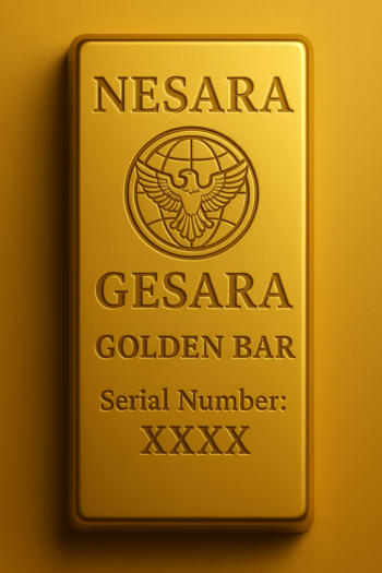 NESARA GESARA PREMIUM EDITION GOLD BAR