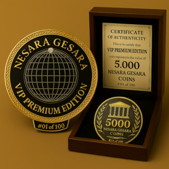 NESARA GESARA VIP PREMIUM COIN