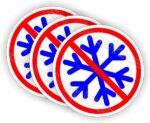 NO SNOWFLAKES Stickers 3 Pack