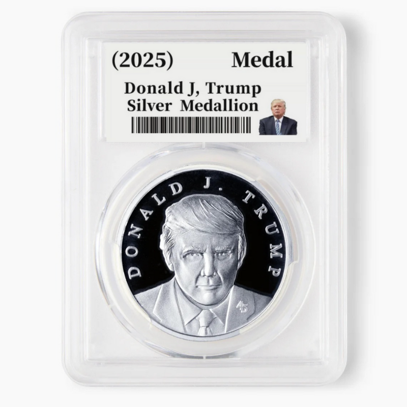 President Trump First 2025 Edition Silver Medallion President Trump First 2025 Edition Silver Medallion