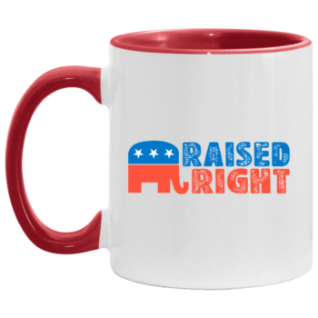 Raised Right Republican GOP Coffee Mug