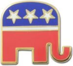 Republican Elephant GOP Lapel Pin