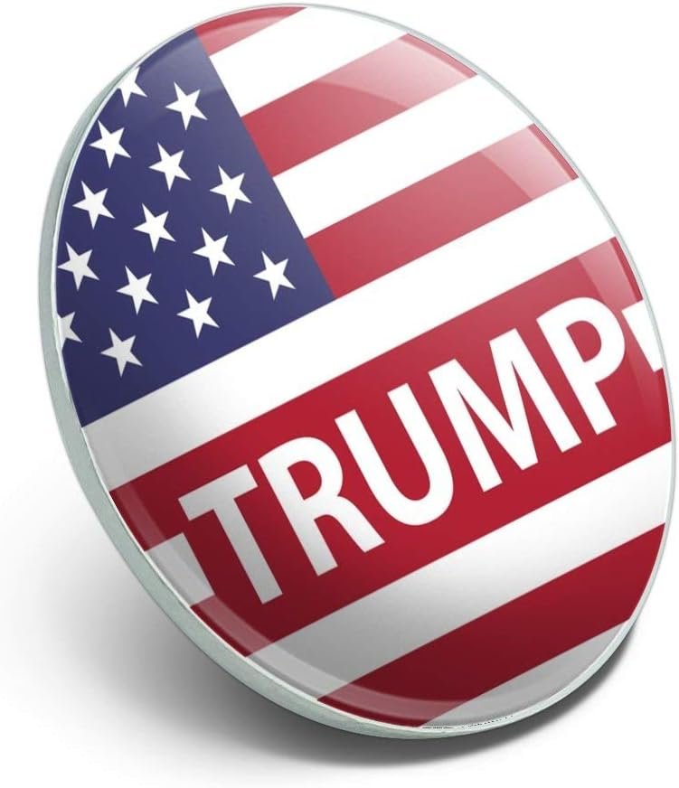 Round American Flag Trump Lapel or Hat Pin. Mens Tie Pin Round American Flag Trump Lapel or Hat Pin. Mens Tie Pin