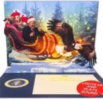 Talking Donald Pop Up Christmas Card with Eagle Sleigh – Lights Up w/ Sound