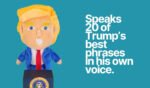 Talking Trump Soft Plush Doll Says 20 phrases in Trump’s Voice.