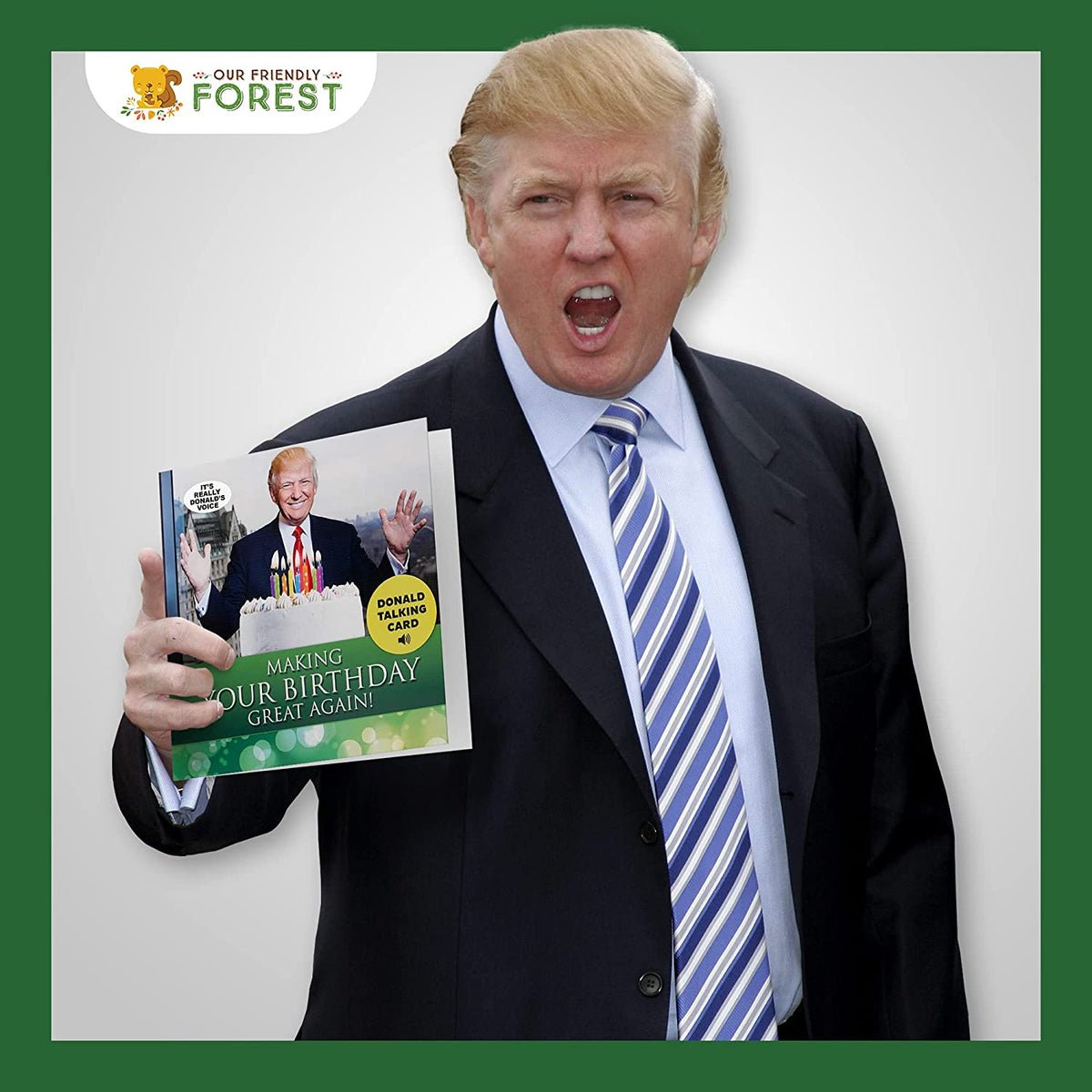 Talking Trump Talking Birthday Card - Best Donald Trump Gifts Ever Talking Trump Talking Birthday Card - Best Donald Trump Gifts Ever
