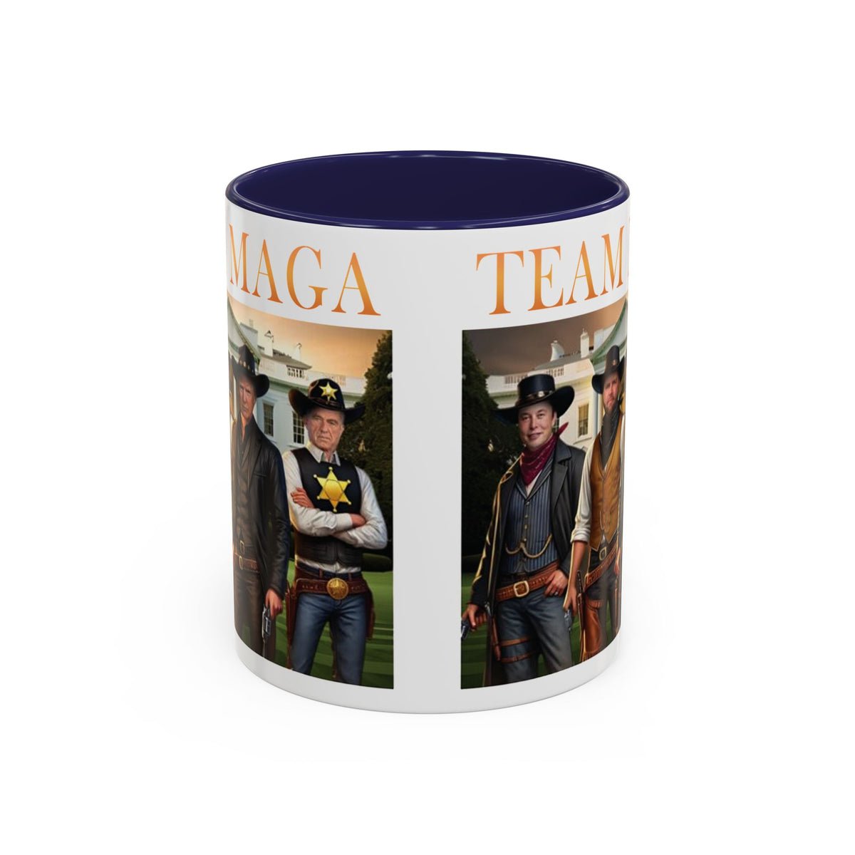 Team MAGA Vintage Style Coffee Mug Trump Kennedy Elon JD Vance Team MAGA Vintage Style Coffee Mug Trump Kennedy Elon JD Vance
