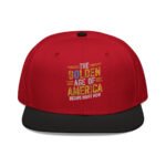 The Golden Age of America Embroidered Snapback Hat
