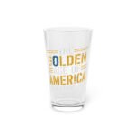 The Golden Age of America Pint Glass - 16oz