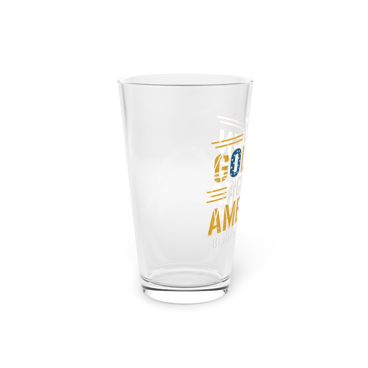 The Golden Age of America Pint Glass - 16oz The Golden Age of America Pint Glass - 16oz