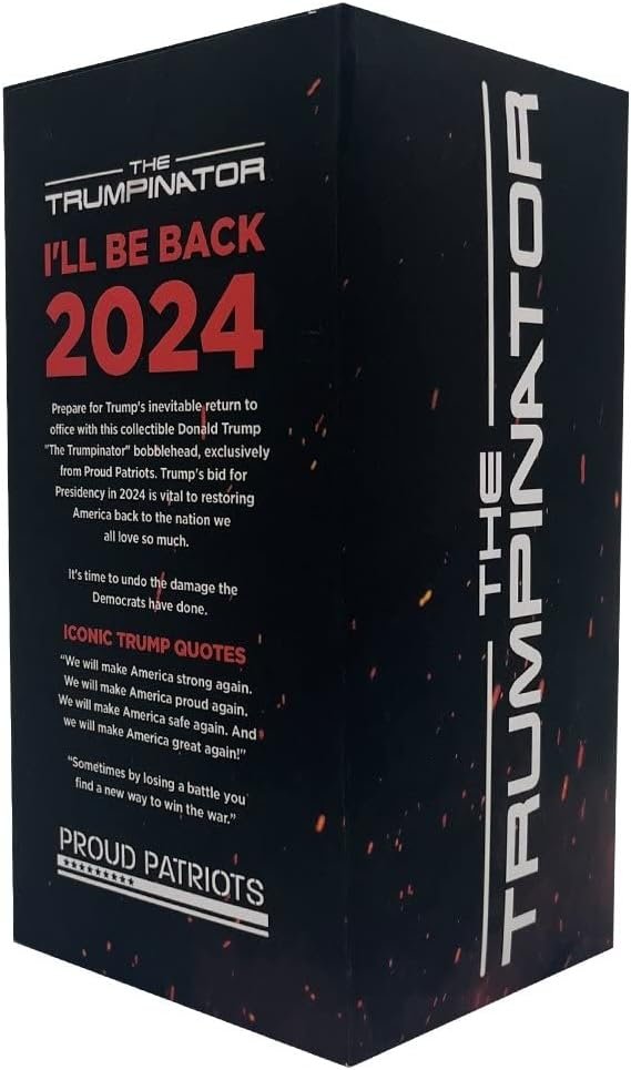 The Trumpinator: Donald Trump 2024 Bobblehead | The #1 Trump Gift The Trumpinator