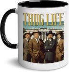 Thug Life Team MAGA Coyboy Coffee Mug Elon RFK Trump JD Vance