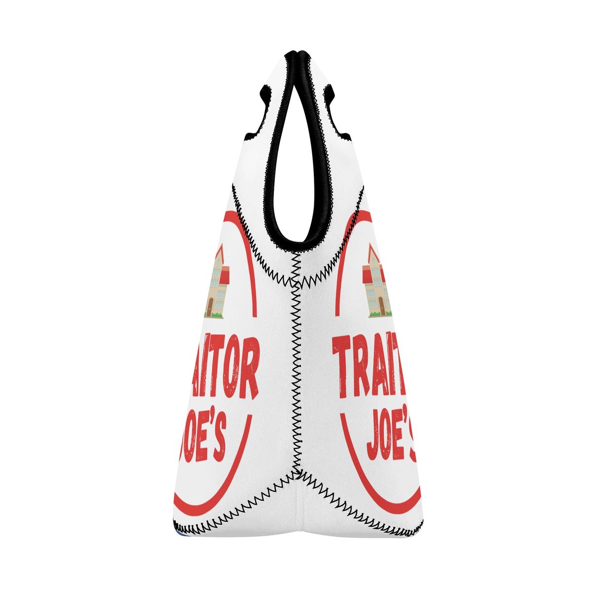 Traitor Joes Anti Joe Biden Printed + Embroidered Neoprene Lunch Bag Lets Go Brandon on bottom Traitor Joes Anti Joe Biden Printed + Embroidered Neoprene Lunch Bag Lets Go Brandon on bottom