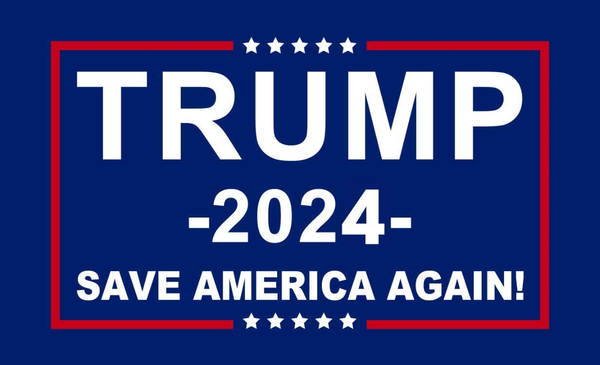 Trump 2024 Save America Again Flag - 3x5 Feet Heavy Duty Outdoor - Made in USA Trump 2024 Save America Again Flag - 3x5 Feet Heavy Duty Outdoor - Made in USA