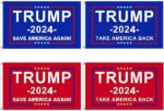 Trump 2024 Save America & Take America Back Flag Bundle