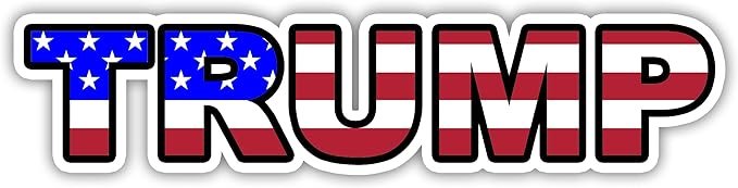 Trump 2024 Sticker American Flag Vinyl Stickers - 10 pack Trump 2024 Sticker American Flag Vinyl Stickers - 10 pack
