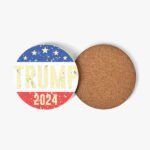 Trump 2024 Wood Coaster Set of 4