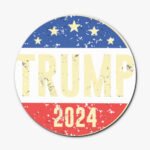 Trump 2024 Wood Coaster Set of 4