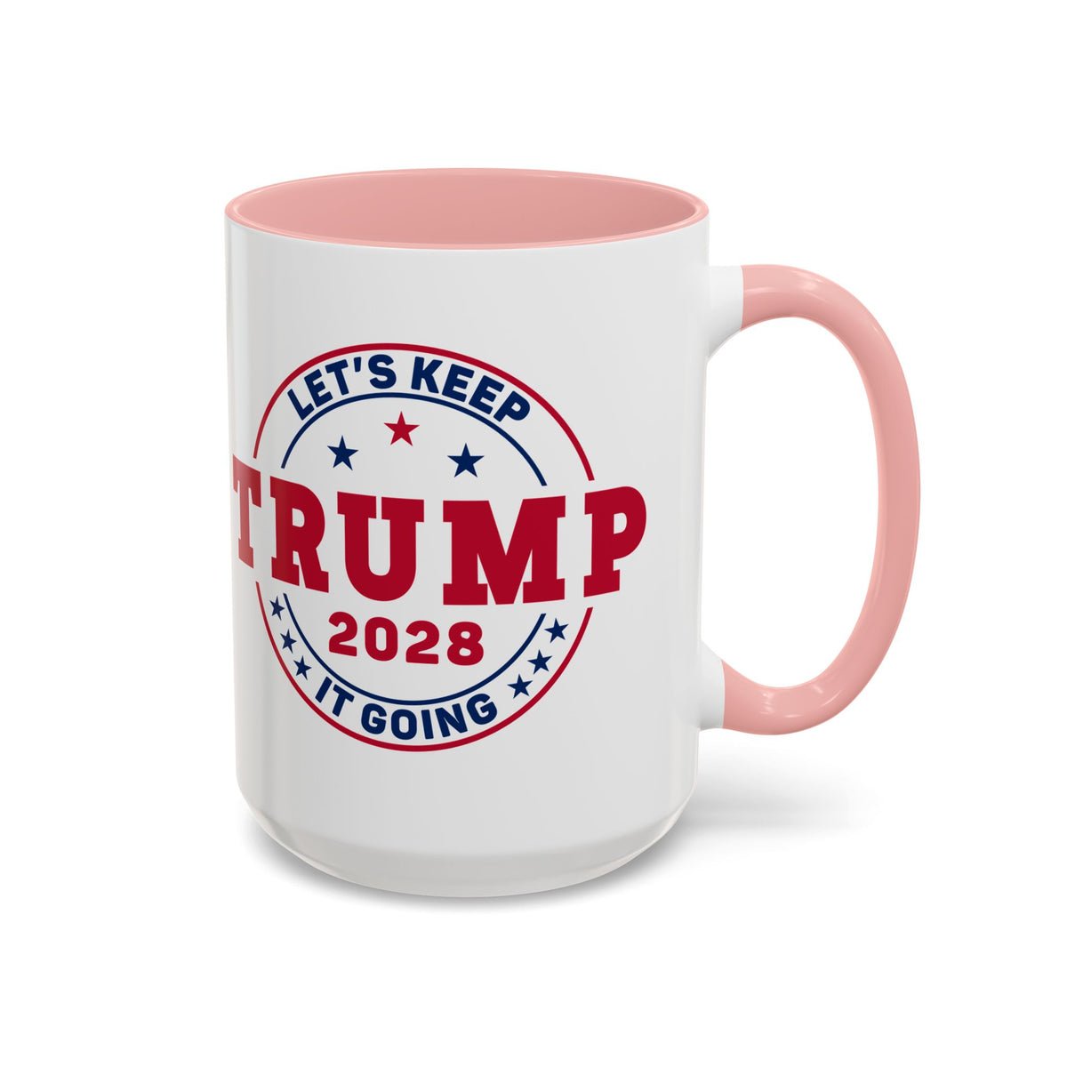 Trump 2028 Coffee Mug - Let's Keep it Going - Large 15 oz Trump 2028 Coffee Mug - Let's Keep it Going - Large 15 oz