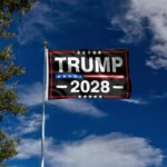 Trump 2028 Flag 3×5 FT black