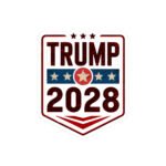 Trump 2028 Sticker 4 inch