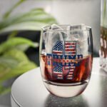 Trump 45 47 Whiskey Glass
