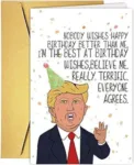 Trump Birthday Card