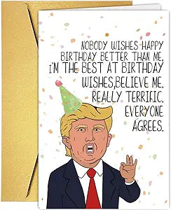 Trump Birthday Card