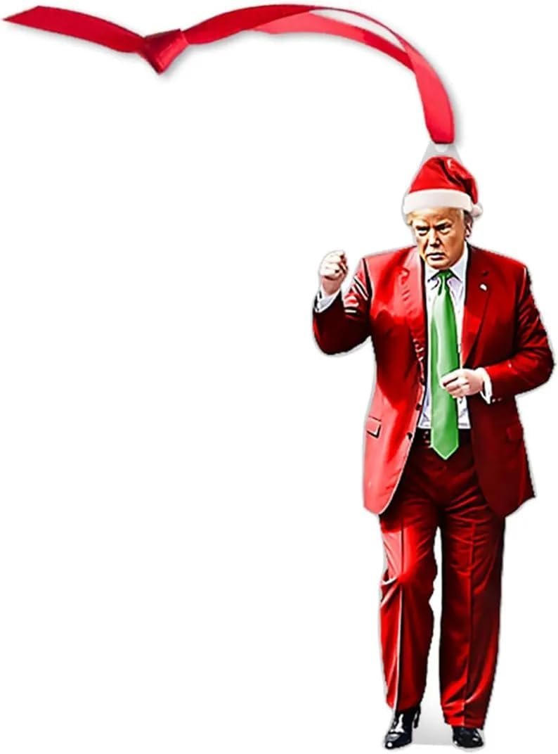 Trump Dance - Donald Trump Christmas Ornament 2025 (Set of 3) Trump Dance - Donald Trump Christmas Ornament 2025 (Set of 3)