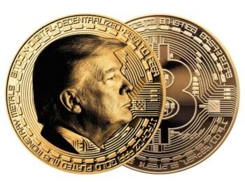 TRUMP FIRST EDITION GOLD BITCOIN COIN