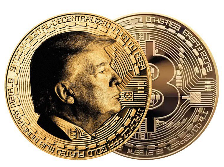 TRUMP FIRST EDITION GOLD BITCOIN COIN 2025 TRUMP FIRST EDITION GOLD BITCOIN COIN 2025